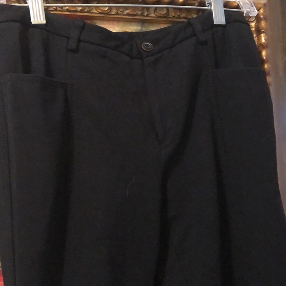 ATM Stretchy High waist straight leg zipper hem, pockets front & back pants - Picture 3 of 12